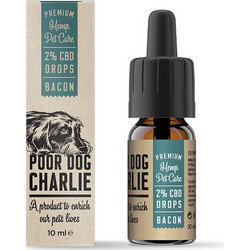 Pharma Hemp Poor Dog Charlie Bacon 2% Λάδι Κάνναβης Σκύλου & Γάτας