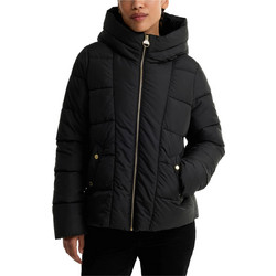 Barbour Brantley Γυναικείο Μπουφάν Χειμωνιάτικο Puffer Μακρύ Μαύρο LQU1912