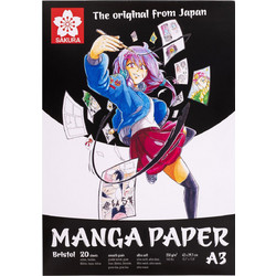 Sakura Manga Μπλοκ Σχεδίου A3 Bristol 250gr/m² 20 Φύλλα