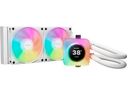 Be Quiet Light Loop IO LCD 240 White Υδρόψυξη CPU 120mm RGB για Socket AM4 / 1200 / 1700 / AM5 / 1851 / 115x