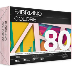 Fabriano Colore Χαρτί Α4 80gr/m² 500 Φύλλα Ροζ 19975321297