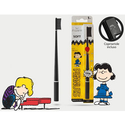 Piuma Peanuts Lucy Soft Παιδική Oδοντόβουρτσα Μαύρη