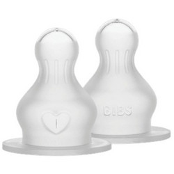BIBS Θηλή Σιλικόνης για Μπιμπερό 6m+ Γρήγορης Ροής 2τμχ