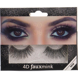 RO Accessories EY212 Βλεφαρίδες Ενιαίες Σετ με Κόλλα 2τμχ C48157