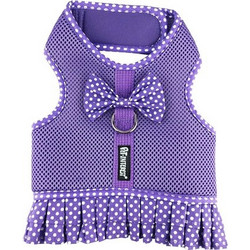Pet Interest Dots Mesh Skirt Σαμαράκι Σκύλου Γιλέκο Μωβ Large