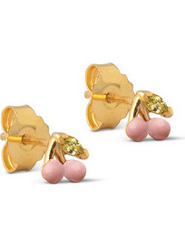 Enamel Copenhagen Γυναικεία Σκουλαρίκια Καρφωτά από Ορείχαλκο με Ζιργκόν E218GM