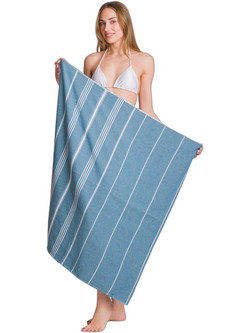 Rima Πετσέτα Παρεό Θαλάσσης Μπλε 90x170cm 2207-11