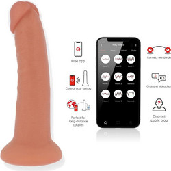 Oninder Medium Bogota Ρεαλιστικός Δονητής για Ζευγάρια με App Control 20cm Flesh
