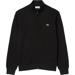 Lacoste Ανδρική Ζακέτα Φούτερ με Φερμουάρ Μαύρη SH8870-031