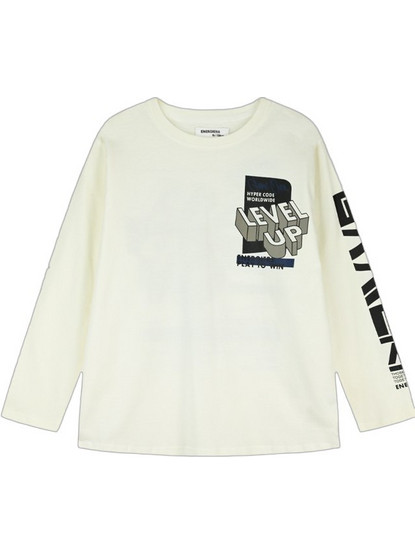 Energiers Παιδικό T-Shirt Μακρυμάνικο Μπεζ 13-126023-5