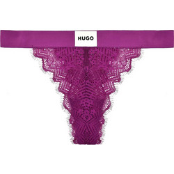 Hugo Γυναικείο String με Δαντέλα Μωβ 50535036-653