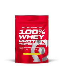 Scitec Nutrition 100% Whey Professional Lemon Cheesecake Πρωτεΐνη Ορού Γάλακτος Γράμμωσης Χωρίς Γλουτένη 400gr