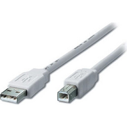 Equip 0128210 Καλώδιο USB-A Male 2.0 to USB-B Male 1.8m White