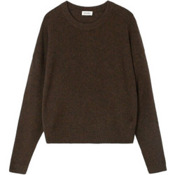 American Vintage Γυναικεία Πλεκτή Μπλούζα Σοκολατί OUI18AH26C