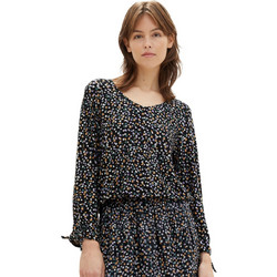 Tom Tailor Γυναικείο Χειμερινό Top Μαύρο 1039195-34008