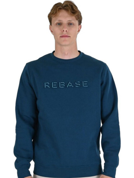 Rebase Ανδρικό Φούτερ Μπλε RTOP-1117