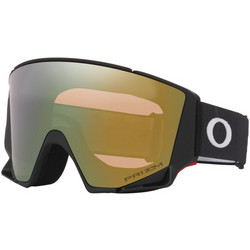 Oakley Flow Scape M OO7147-04 Μάσκα Σκι & Snowboard Ενηλίκων Μαύρη με Φιμέ Φακό Χρυσό