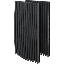 t.akustik PET Parametric Absorber 120 AZ 60x120x2.5cm 2τμχ Black