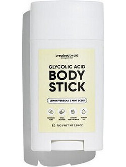 Breakout+Aid Glycolic Acid Body Stick Peeling Σώματος 75gr
