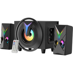 FT-K10-9005BT Ηχεία Υπολογιστή 2.1 11W με Bluetooth & RGB Φωτισμό Μαύρα