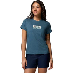 Columbia Ruby Springs Γυναικείο Αθλητικό T-Shirt Πετρόλ 2120061-429