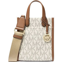 Michael Kors Γυναικείο Τσαντάκι Χειρός από Δερματίνη Εκρού 38S6G3GC0BVAN