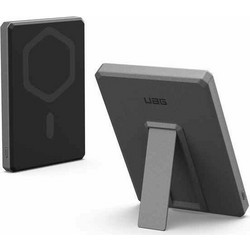 UAG Ultra Slim Wireless Magsafe Power Bank 5000mAh 20W με Θύρα USB-C Black Τitanium