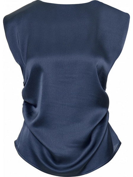 BSB Γυναικείο Χειμερινό Top Σατέν Navy Μπλε 0156-0410010