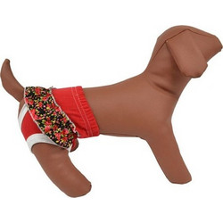 WoofModa Red Skirt Πάνα Εσώρουχο Περιόδου Σκύλου Πλενόμενη Small