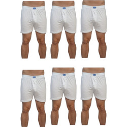 Onurel 6 ΑΝΔΡΙΚΑ BOXER ΚΛΑΣΙΚΑ ΒΑΜΒΑΚΕΡΑ 100% - ΛΕΥΚΑ