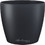 Lechuza Cachepot Deco 28 Γλάστρα Στρογγυλή Πλαστική Ανθρακί 28x26cm 18970