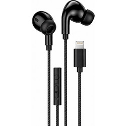 Hoco DM48 Handsfree In-Ear Lightning Black