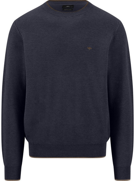 Fynch Hatton Ανδρική Πλεκτή Μπλούζα Navy Μπλε 1614220