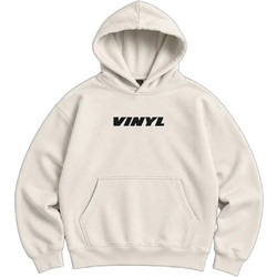Vinyl Art Clothing Ανδρικό Φούτερ με Κουκούλα & Τσέπες Λευκό 28412-02
