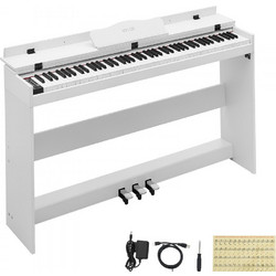 Vevor LSBPZSMGQBSBF8LMR001V2 Ηλεκτρικό Πιάνο Όρθιο με 88 Βαρυκεντρισμένα Πλήκτρα White