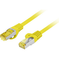 Lanberg S/FTP Cat.6a Καλώδιο Δικτύου Ethernet 1.5m Yellow PCF6A-10CU-0150-Y