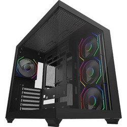 Aqirys Orcus Black Midi Tower Κουτί Υπολογιστή με Πλαϊνό Παράθυρο