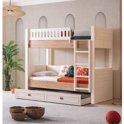 Martin Home Zen Παιδικό Κρεβάτι Κουκέτα Μονό για Στρώμα 90x190cm με Αποθηκευτικό Χώρο ZEN.01.SON/BEG