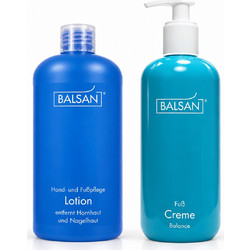 Balsan Hand & Foot Care Lotion 500ml + Foot Cream Balance 500ml