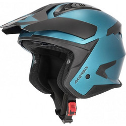 Acerbis Aria Evo Metallic Light Blue Κράνος Μηχανής Jet