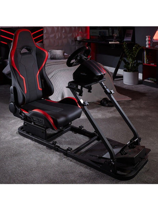 X Rocker Καρέκλα Gaming Δερματίνης Μαύρη Κόκκινη AD-273R44