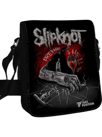 Takeposition Slipknot Prepare Ανδρική Τσάντα Ώμου / Χιαστί Μαύρη 984-7559