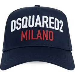 Dsquared2 Ανδρικό Καπέλο Jockey Υφασμάτινο Navy Μπλε S25BCM091705C00001