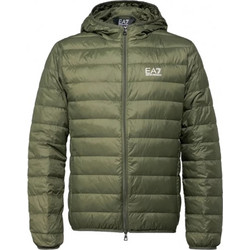 EA7 Ανδρικό Μπουφάν Χειμωνιάτικο Puffer Χακί 8NPB24PNGPZU7014