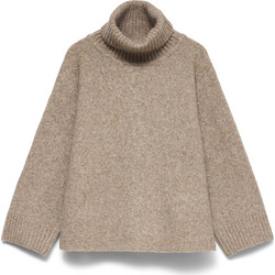 Vero Moda Γυναικεία Πλεκτή Μπλούζα Ζιβάγκο Μπεζ 10350467