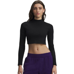 Under Armour Γυναικείο Αθλητικό Crop Top Μαύρο 6014795-008