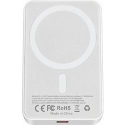 Green Lyca Wireless Magsafe Power Bank 6000mAh 1W με Θύρα USB-C White
