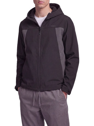 Jack & Jones Ανδρική Ζακέτα Φούτερ με Κουκούλα και Φερμουάρ Μαύρη 12299055