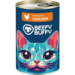 Beefy Buffy Adult Meat Pate with Chicken 415gr