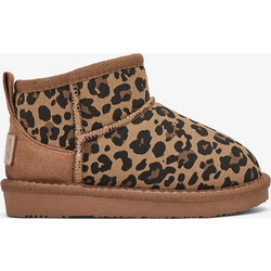 Conguitos Παιδικά Μποτάκια Καφέ Μπεζ Suede με Γούνα OSSH140132